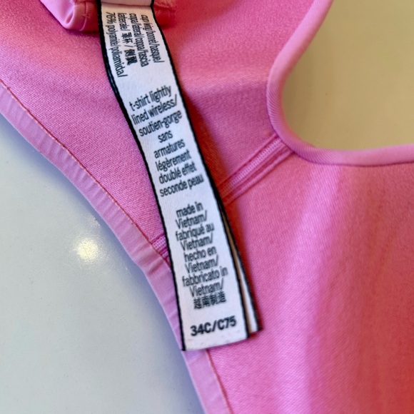 VICTORIA’S SECRET Logo Pink Bra - Picture 4 of 6